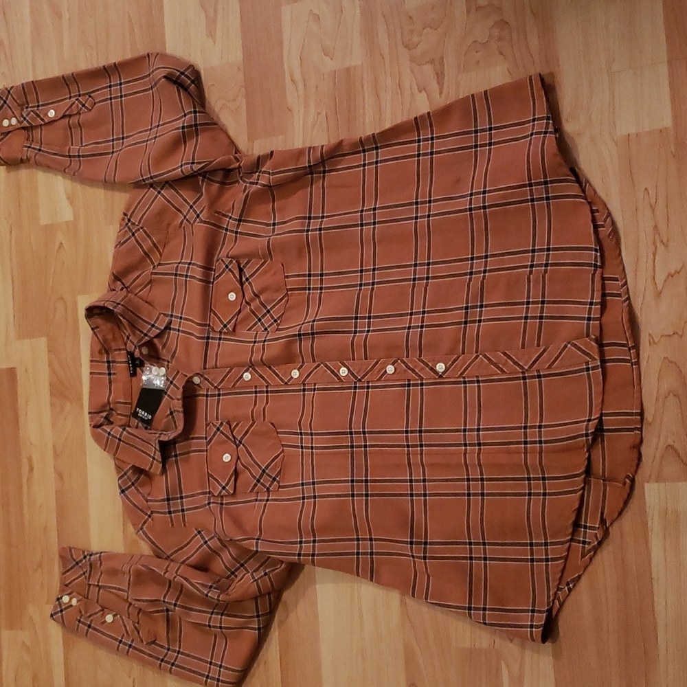 Torrid button down shirt
